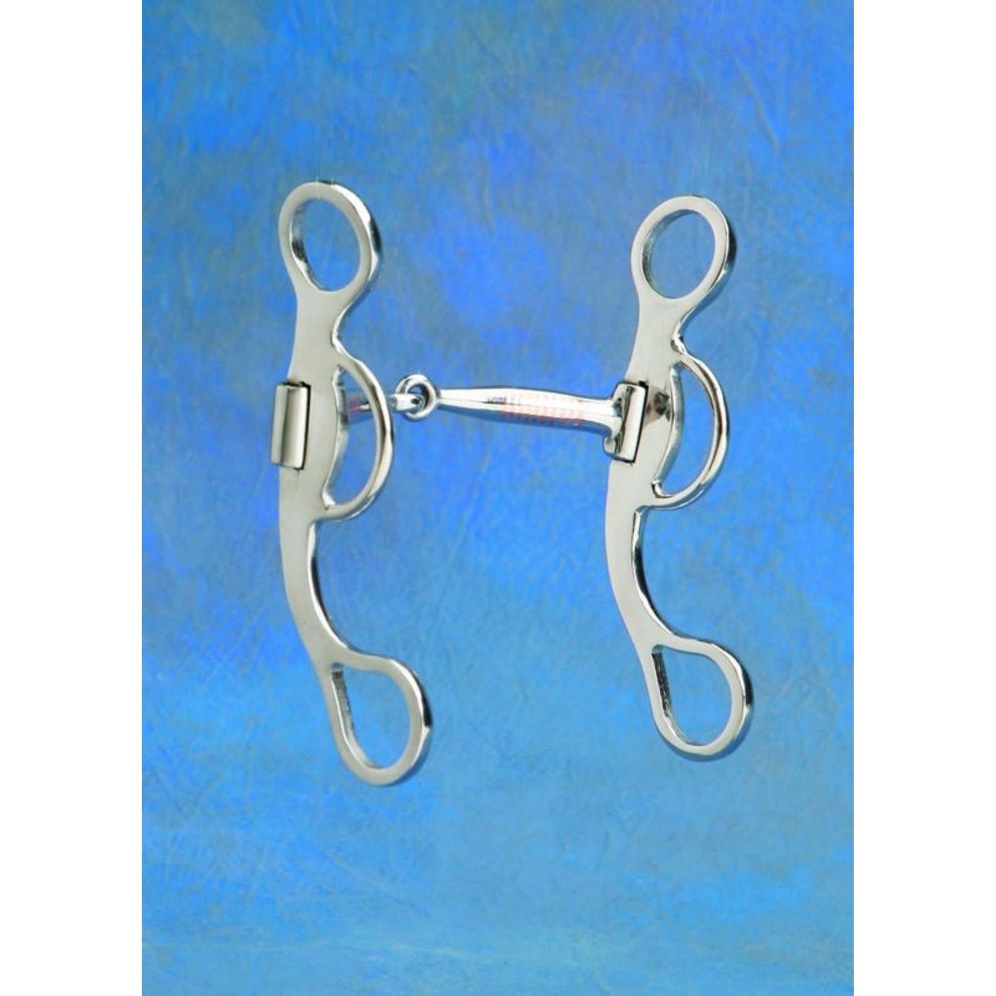 Brush Rider 4 Rein Flat Cheek Snaffle Bit 5 Brn