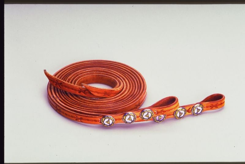 Colorado Saddlery Canadian Concha Reins 5/8 x 7 Br