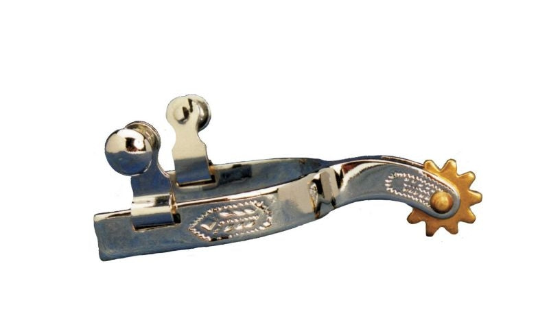 Colorado Saddlery Chuckwagon Kids Spurs Brn