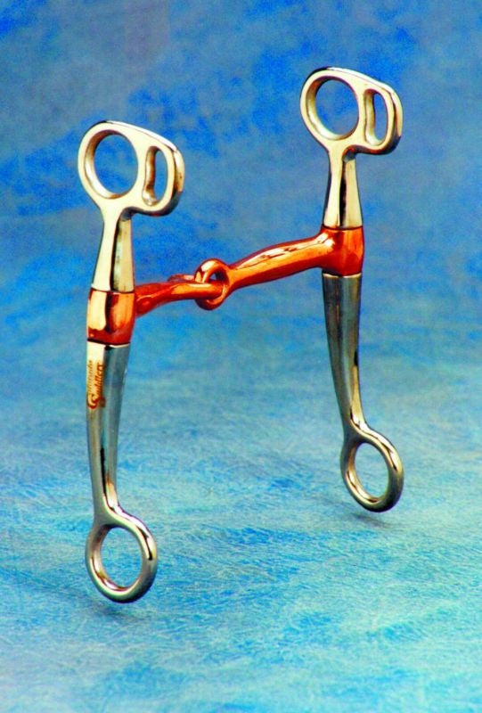 Copper Mouth Tom Thumb Snaffle Bit 5 Brn