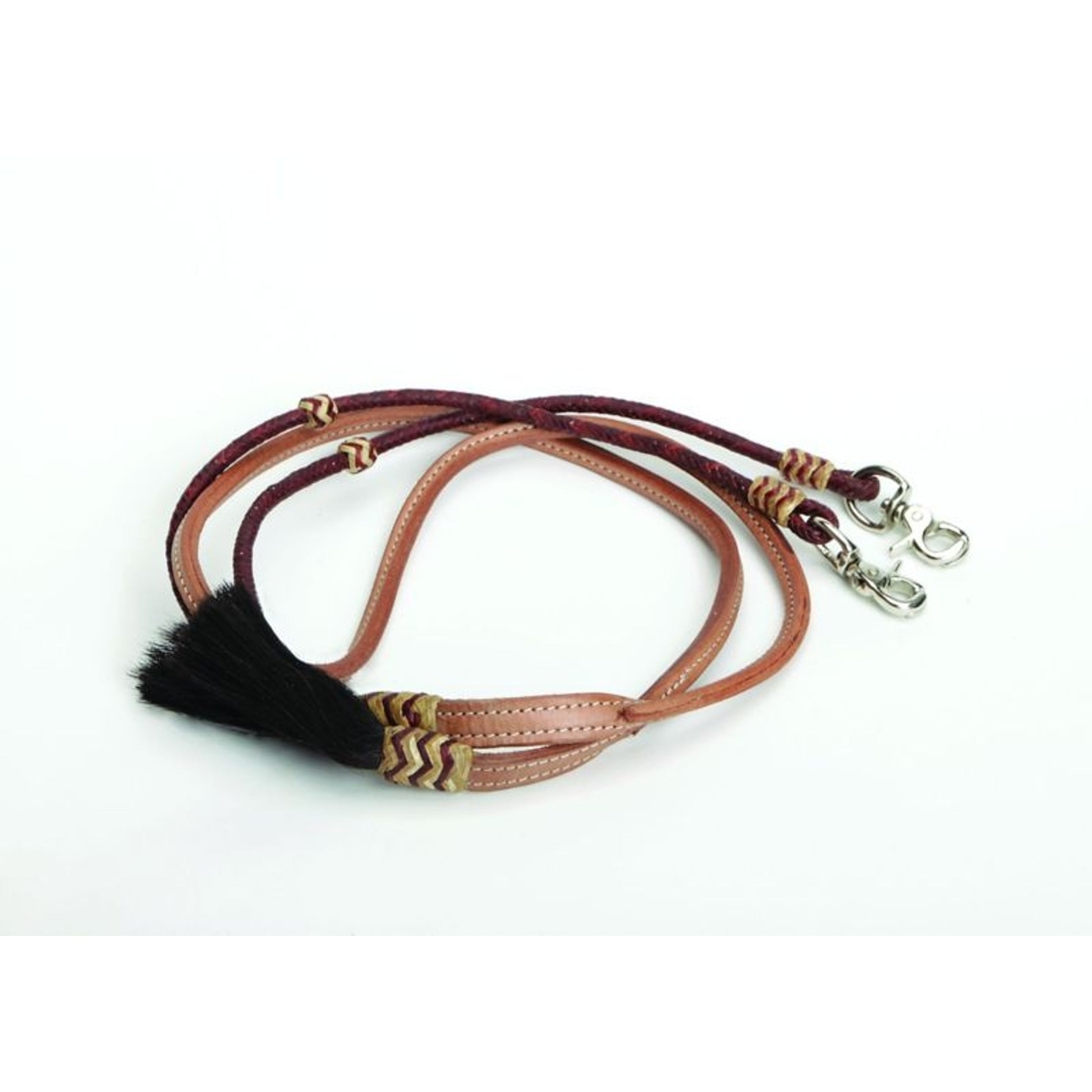 Colorado Saddlery Deluxe Roping Rein/Tassel 8 ft B