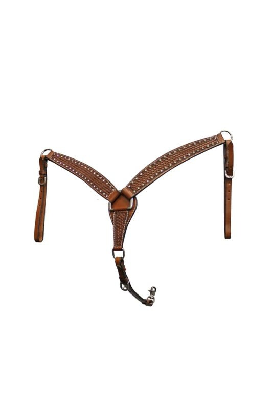 Colorado Saddlery Diamante Breast Collar Brn