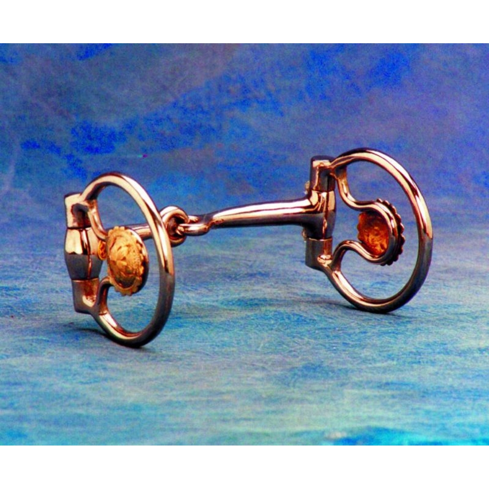 Colorado Engraved Concha Ring Snaffle Bit 5