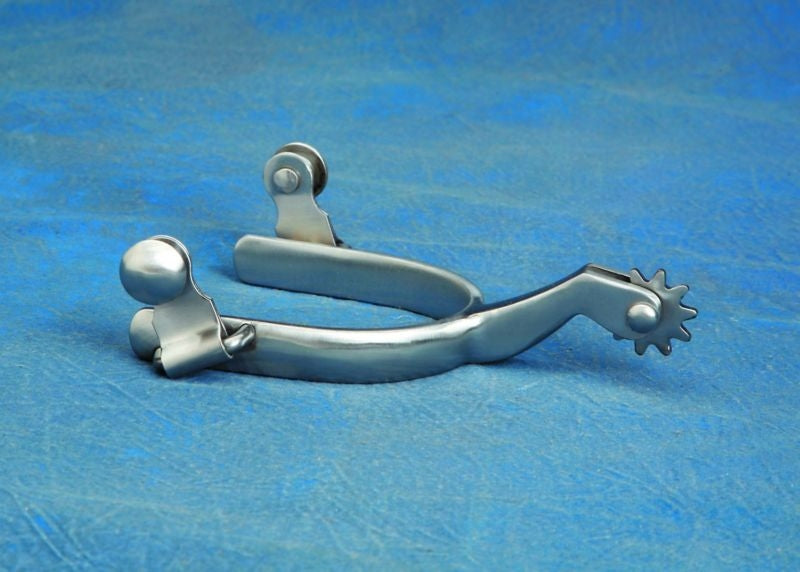 Colorado Saddlery Lady Brushed Steel Roper Spur Br