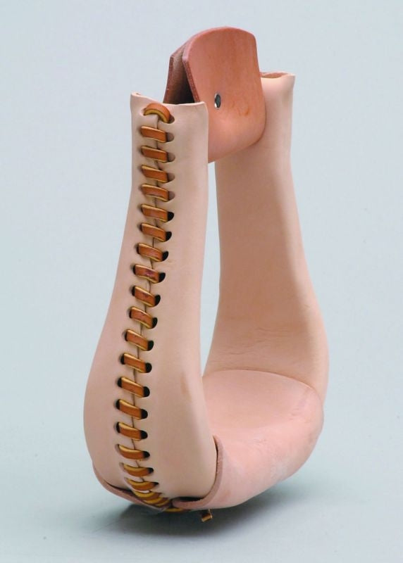 Colorado Saddlery Leather Bell Bottom Stirrups 2 B