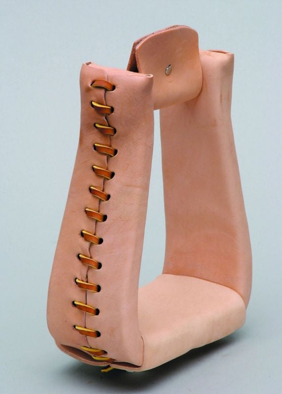 Colorado Saddlery Leather Roper Stirrups 3 Brn