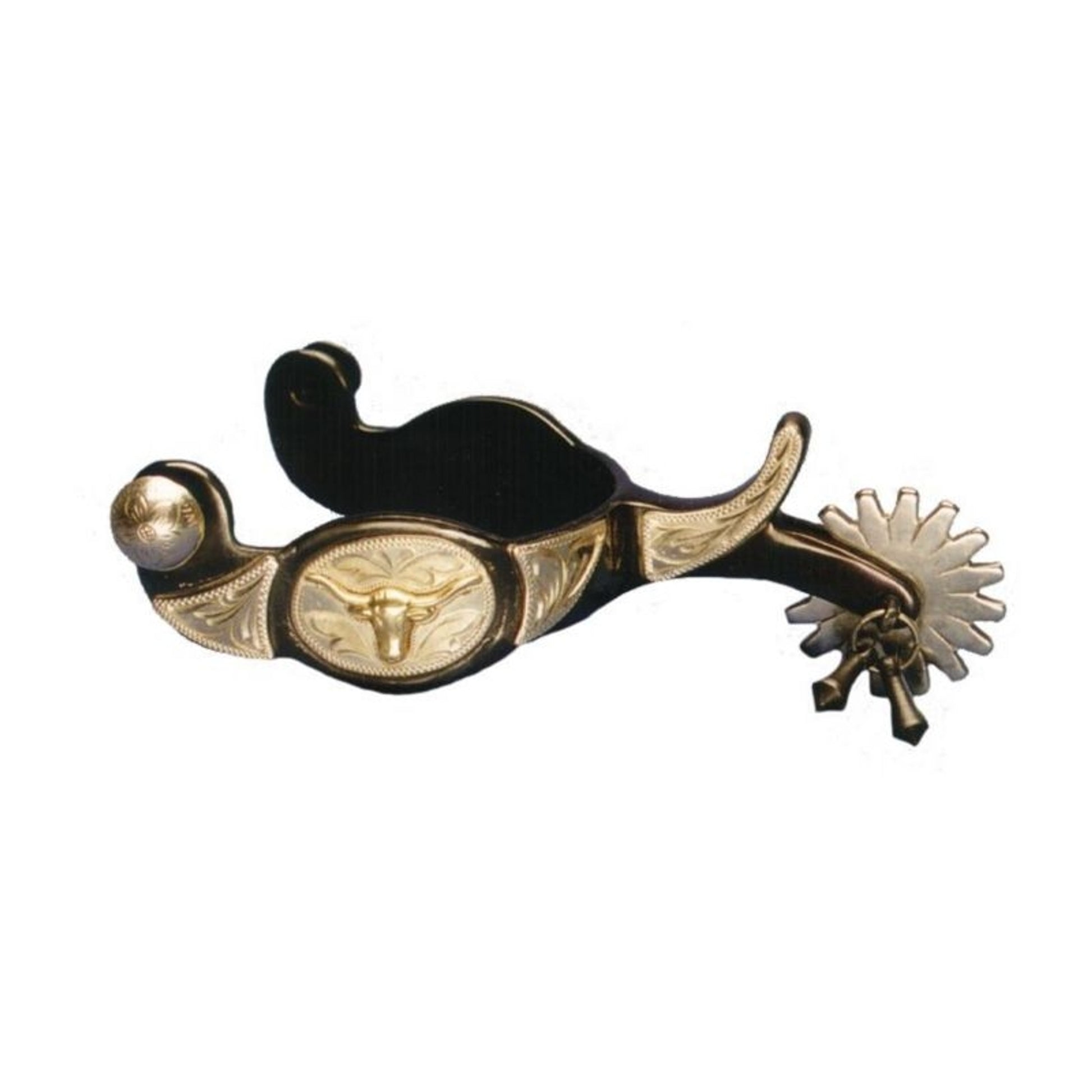 Colorado Saddlery Longhorn Spurs Brn