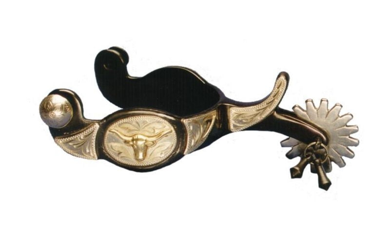 Colorado Saddlery Longhorn Spurs Brn