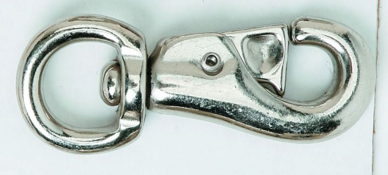 Colorado Saddle Nickel Plated Bull Snap 7-8 Nickel