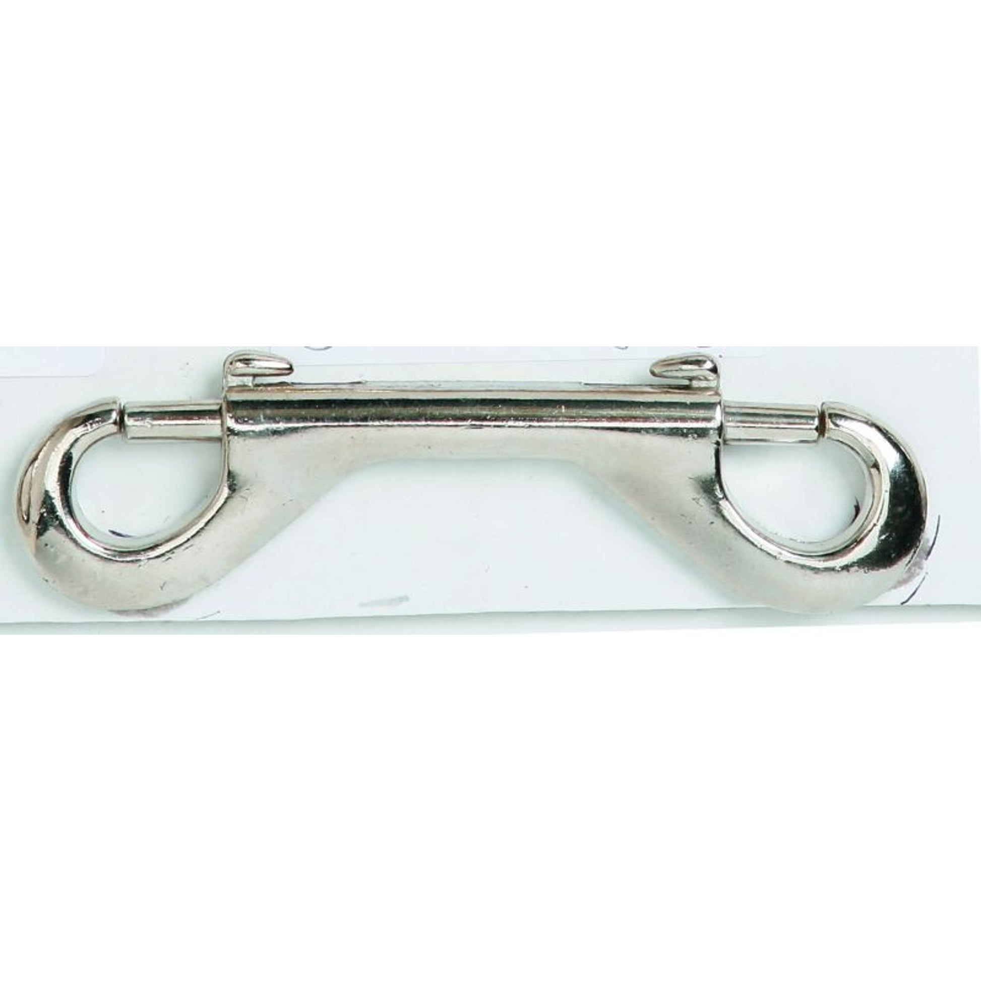 Colorado Saddle Double End Snap 4 Nickel Plated