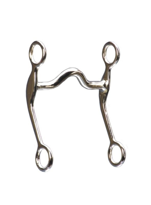 NickelPlated Quarter Horse Medium Port Curb Bit 5