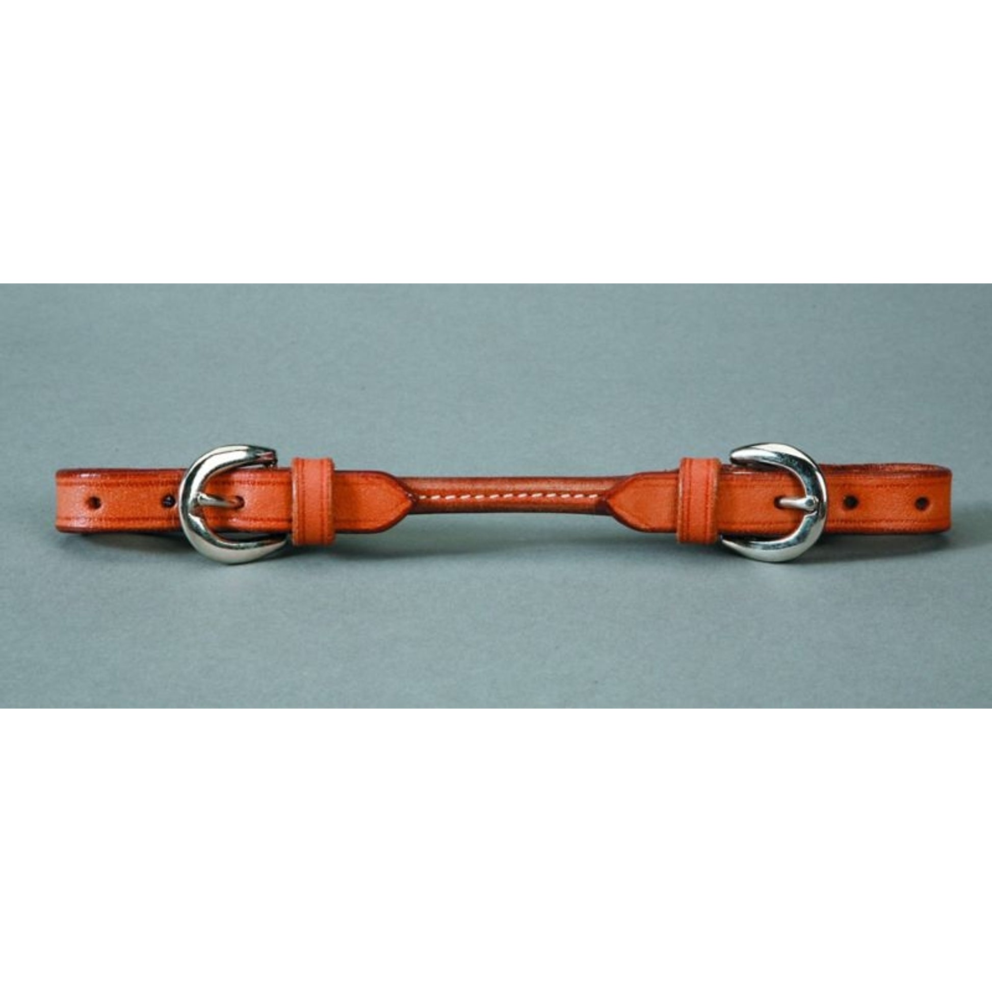 Colorado Saddlery Round Leather Curb Strap Brn