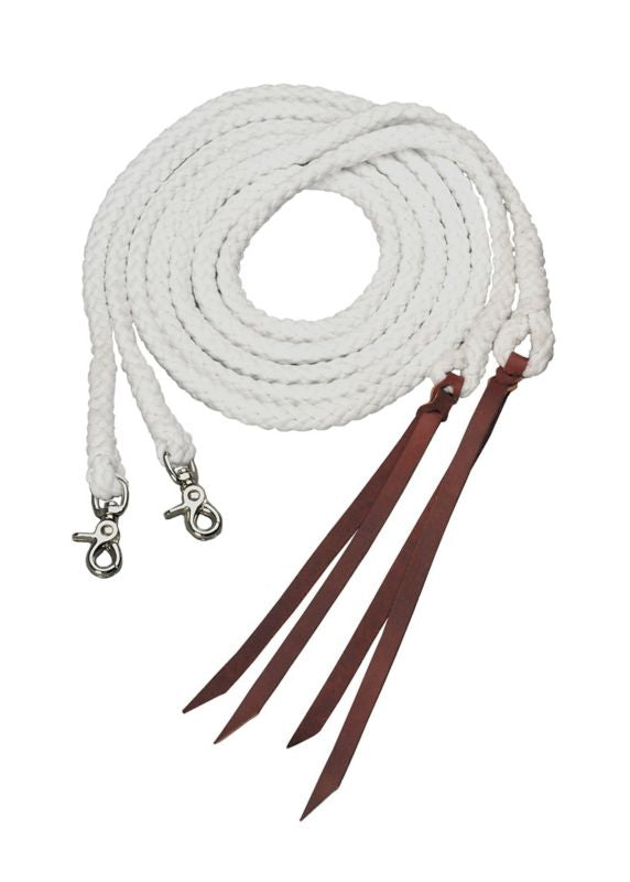 Colorado Saddlery Stay Soft Split Reins 1/2 x 8 Br