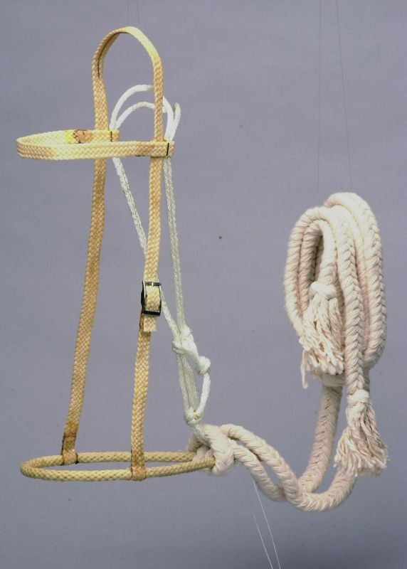 Colorado Saddle Waxed Rope Hackamore With Cotton Rein