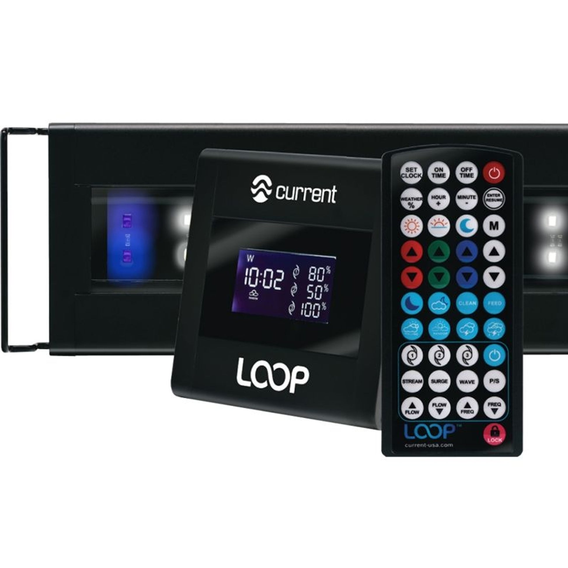 Current Usa Orbit Marine Ic Led Light - 72 Black