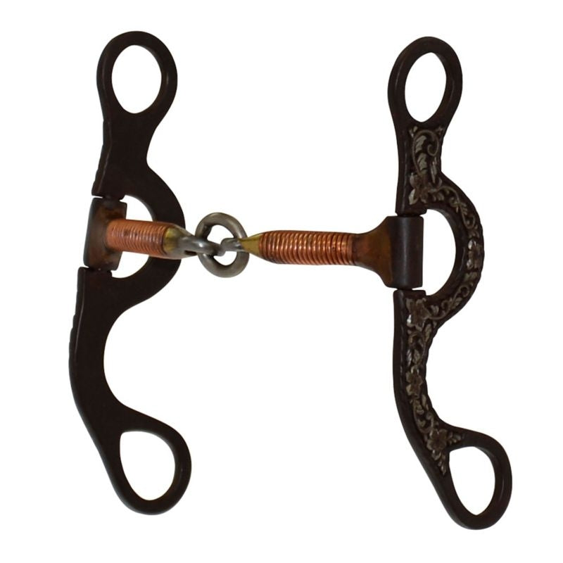 Copper Wrapped Life Saver Show Curb Bit 5 Brn