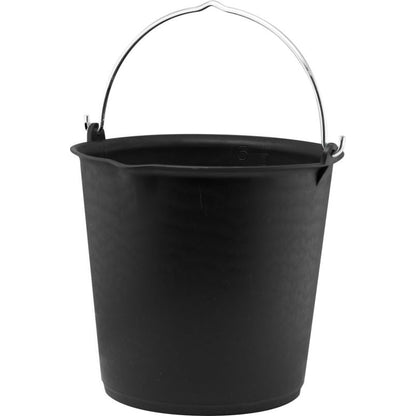 HorZe V-Plast Bucket 4 gal Black