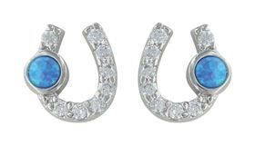 Montana Silversmiths Lightfoot Horseshoe Earrings
