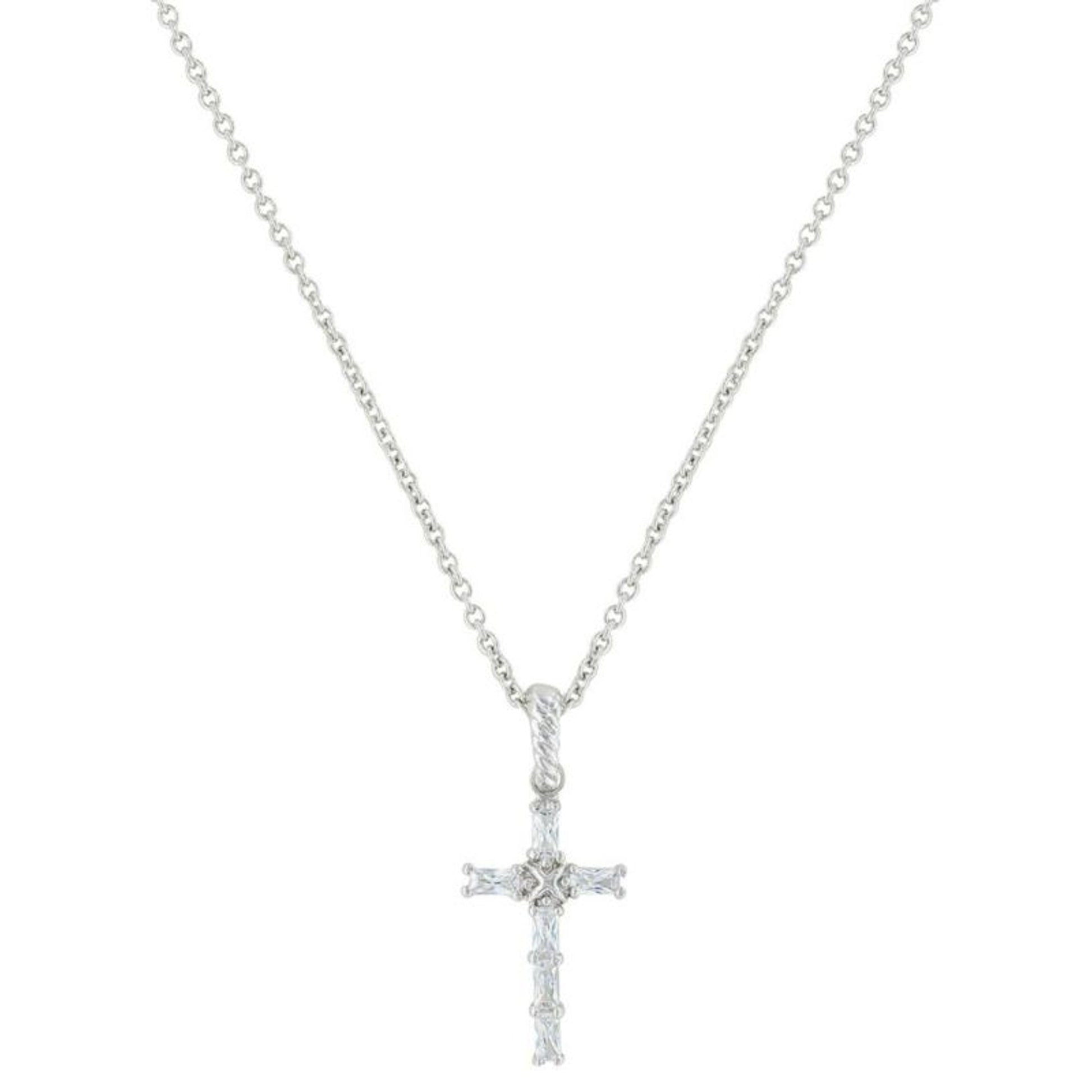 MontanaSilversmith AcadianCross Baguette Necklace