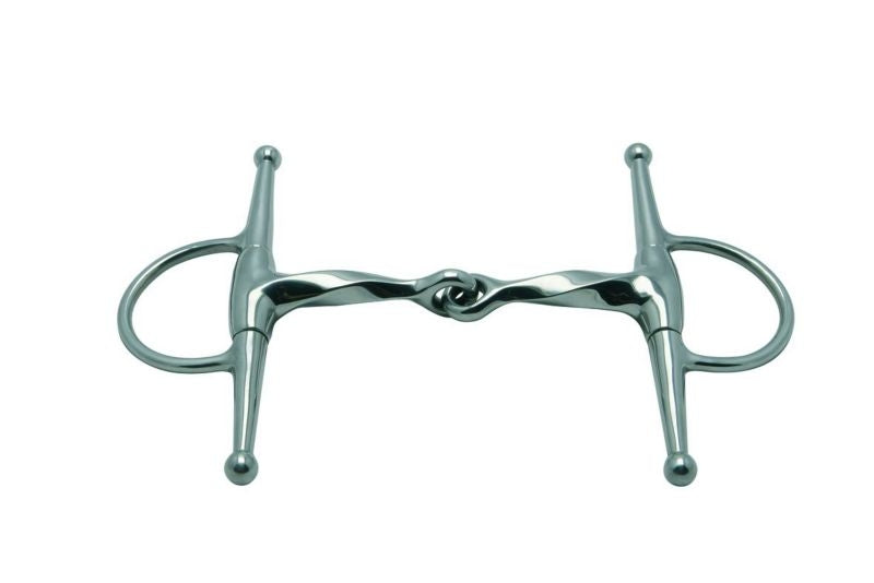 Metalab Jointed 17 MM Twisted Full Cheek Snaffle