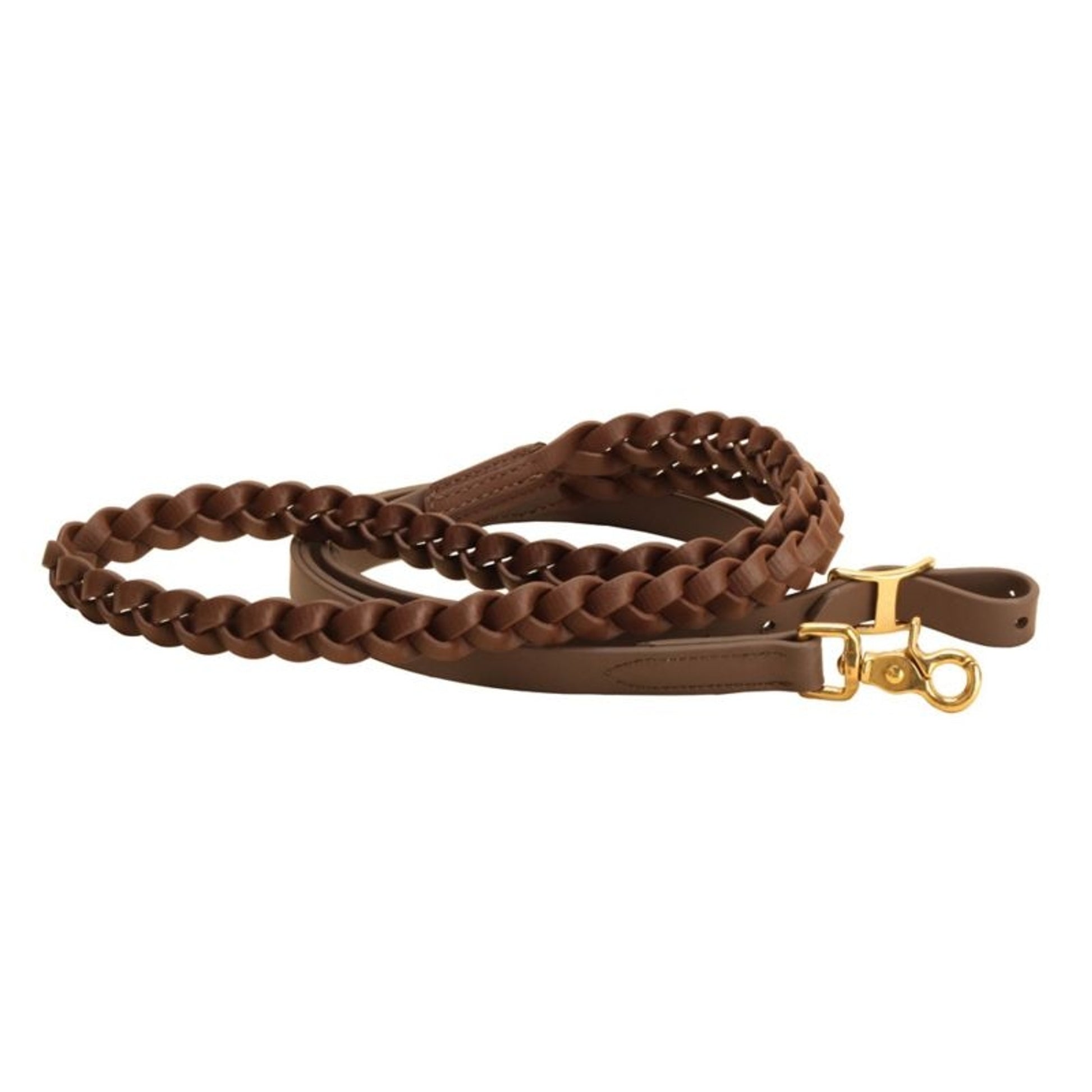 All Weather Braided Trail Rein 3/4 x 10 Ft. Bk/Gry