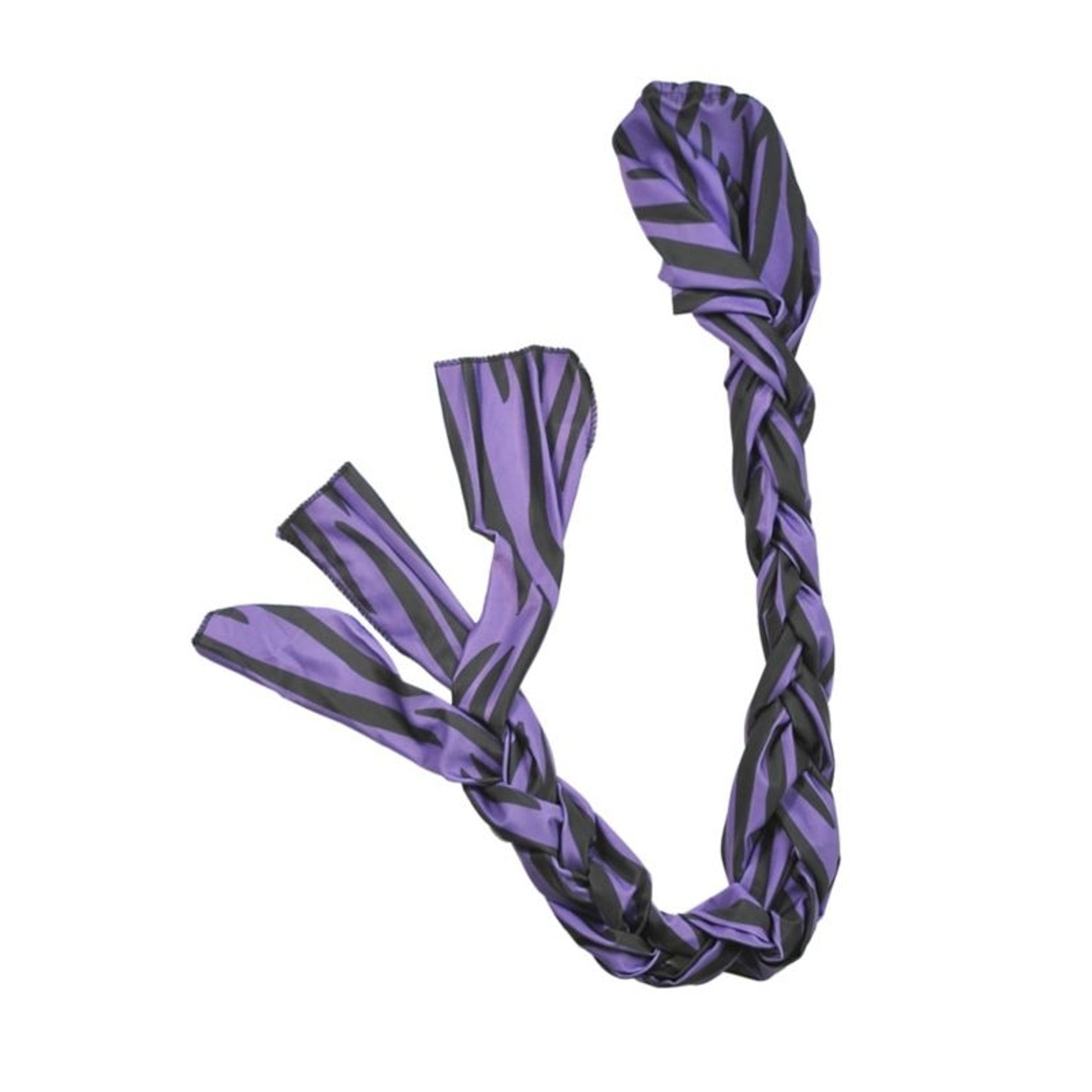 Gatsby Lycra Braid n Tail Bag Purple Zebra