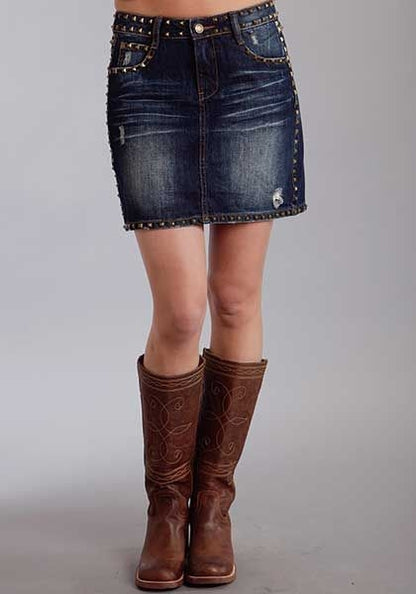 Stetson Ladies Georgia Caiman SnipToe Boots 10 Brn