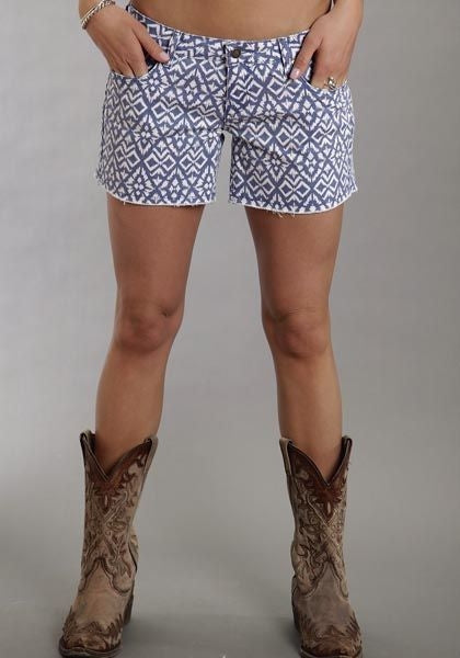 Stetson Ladies Spring ll Aztec Printed Shorts