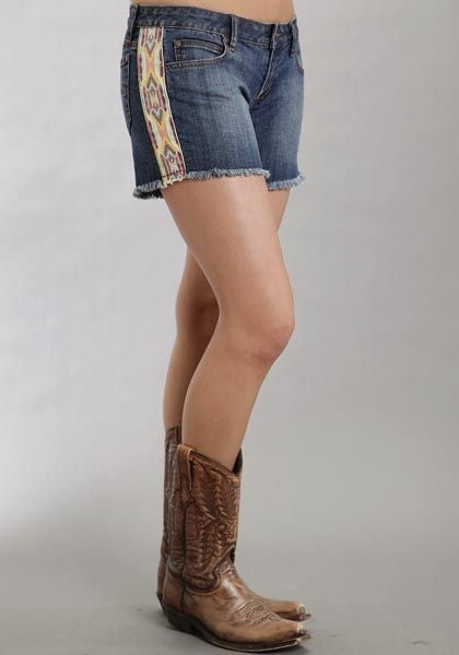 Stetson Ladies Spring Iii Side Panels Shorts 2 Blu