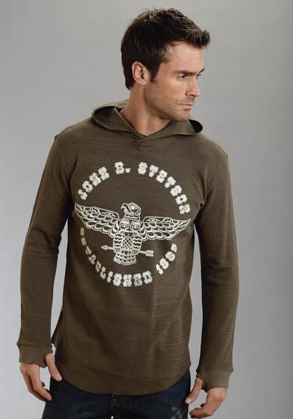 Org Rugged Thermal Slub Hood with Stetson