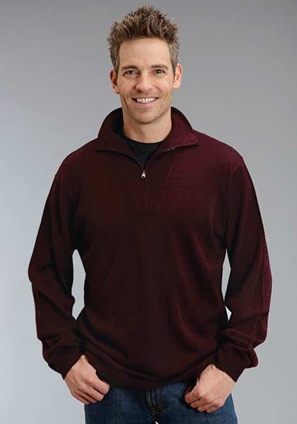 Rugged Wool Sweater Knit Pullover XX-Large Brn