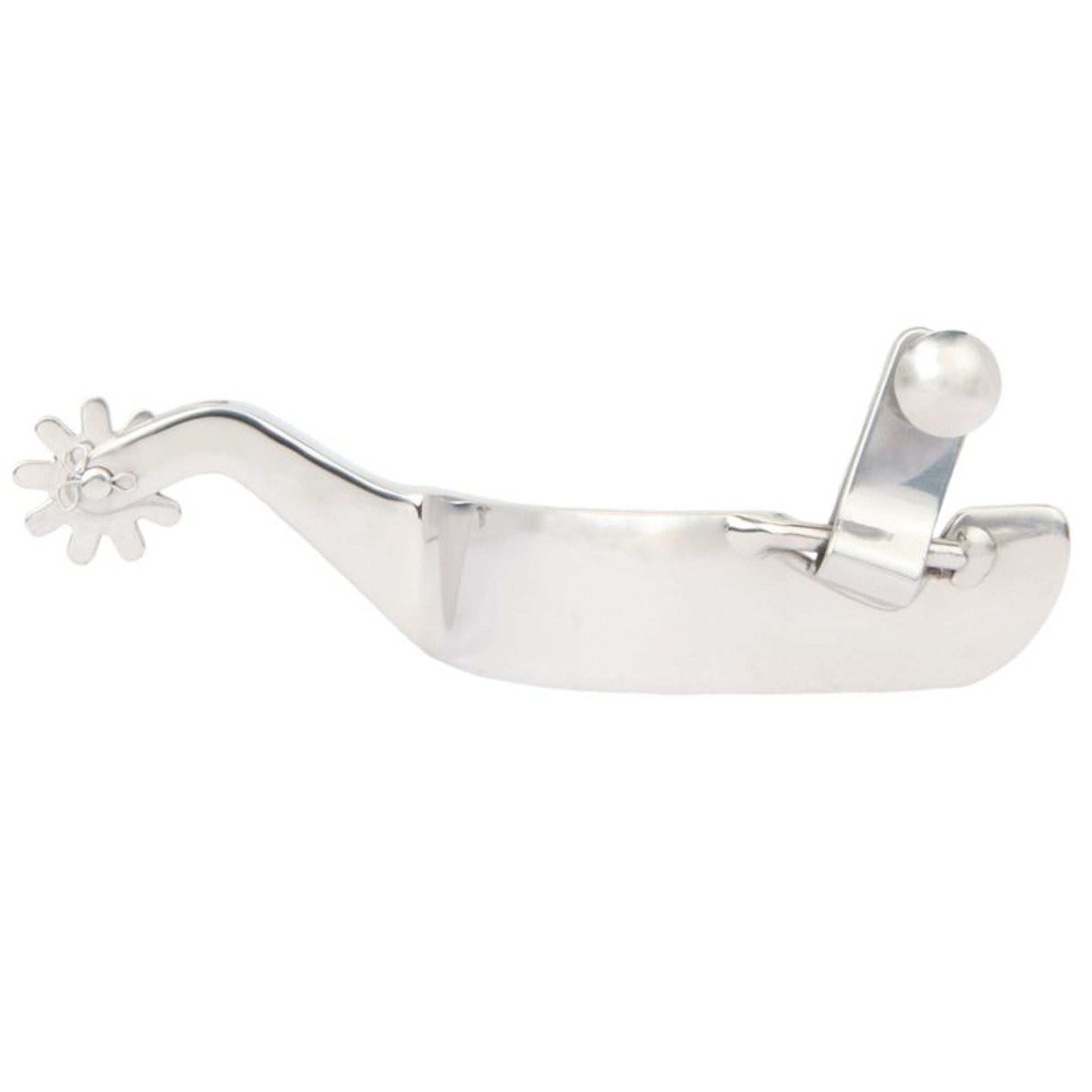 StainlessSteel 10Point Rowel 1 1/4 Band Spur Med B