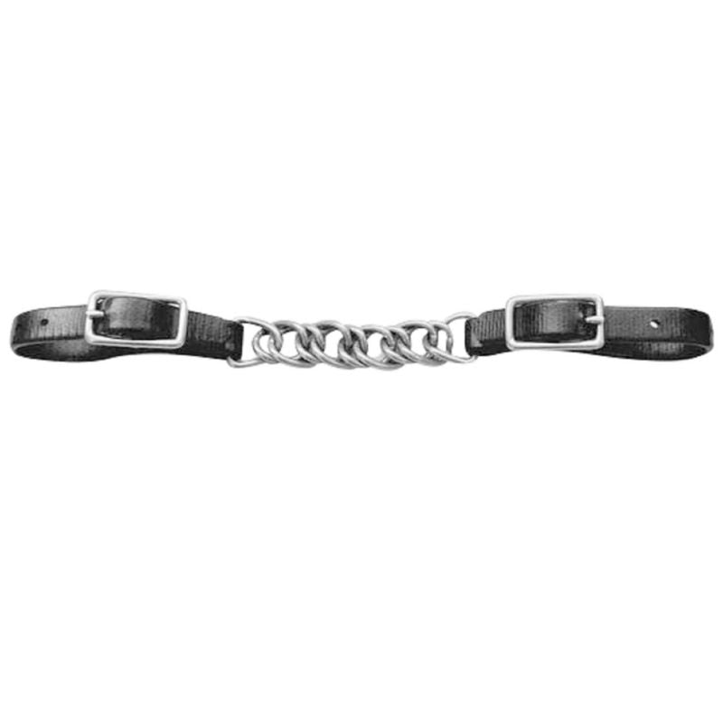 Zilco Hackamore Curb Chain Black