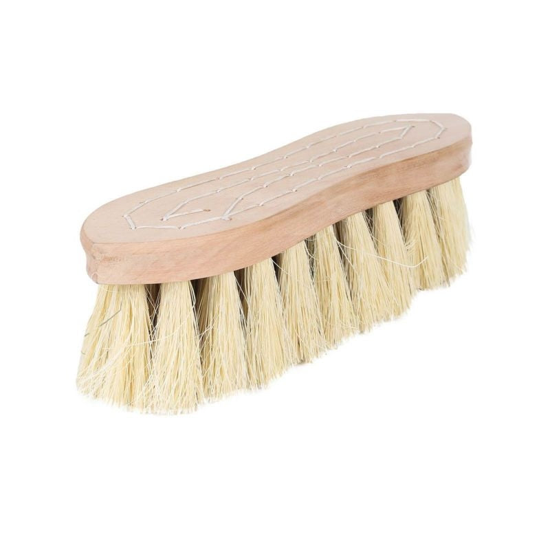 HorZe Wood Back Firm Brush with Nat Mix Bristle 2in