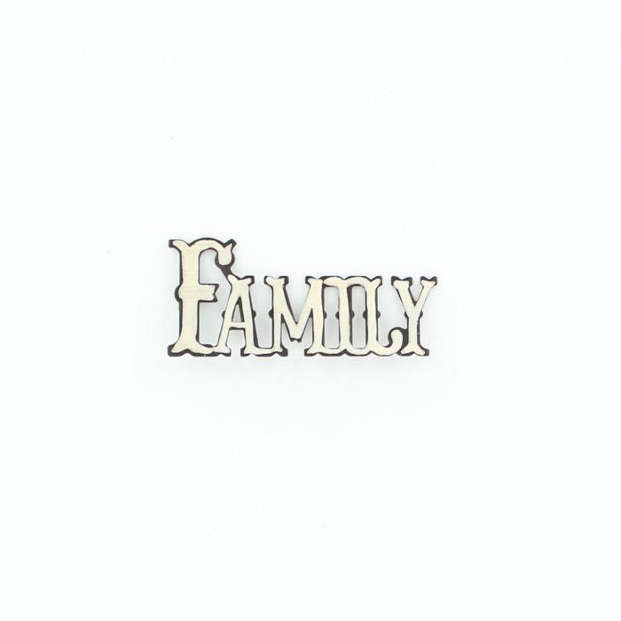 Western Moments Family Magnet White
