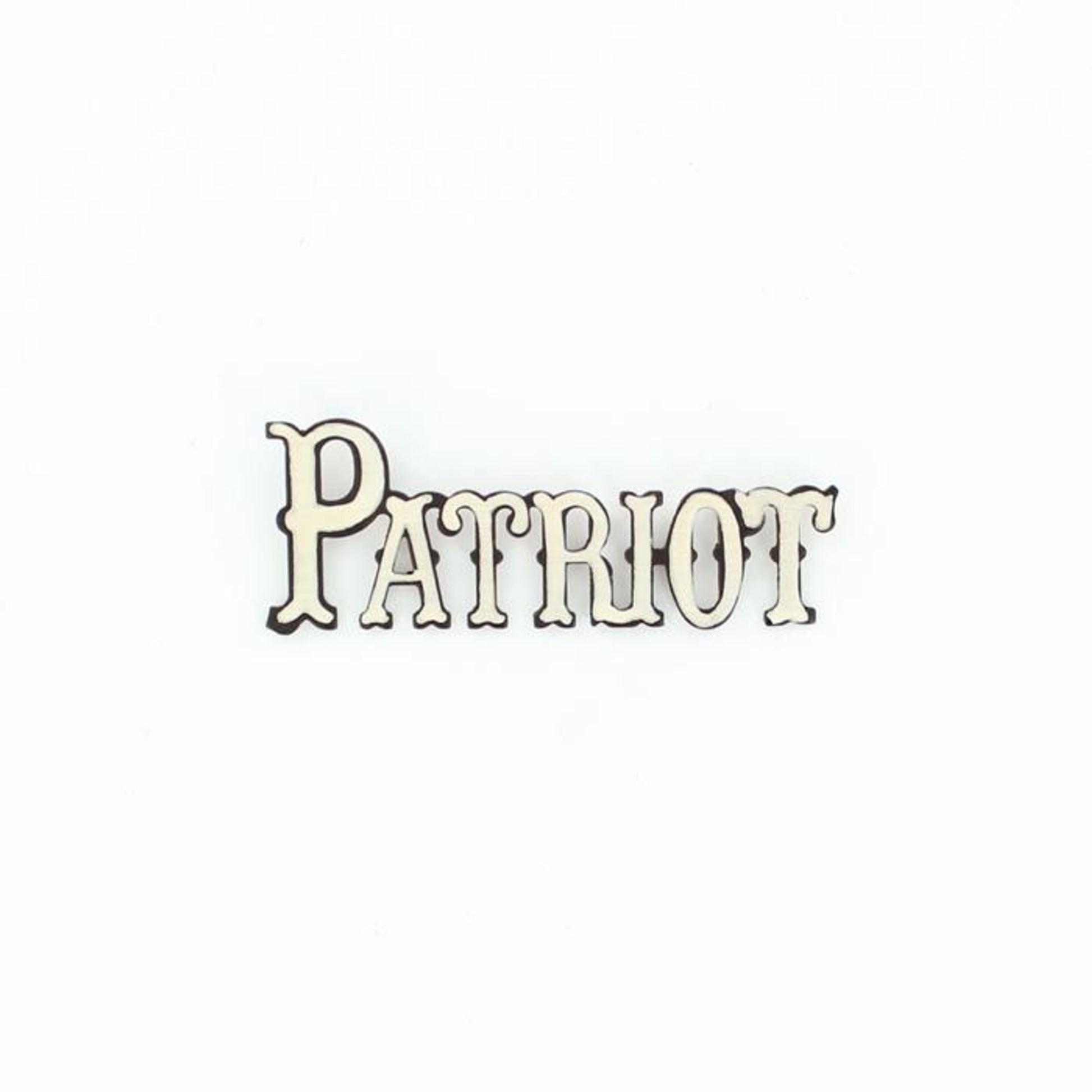 Western Moments Patriot Magnet White
