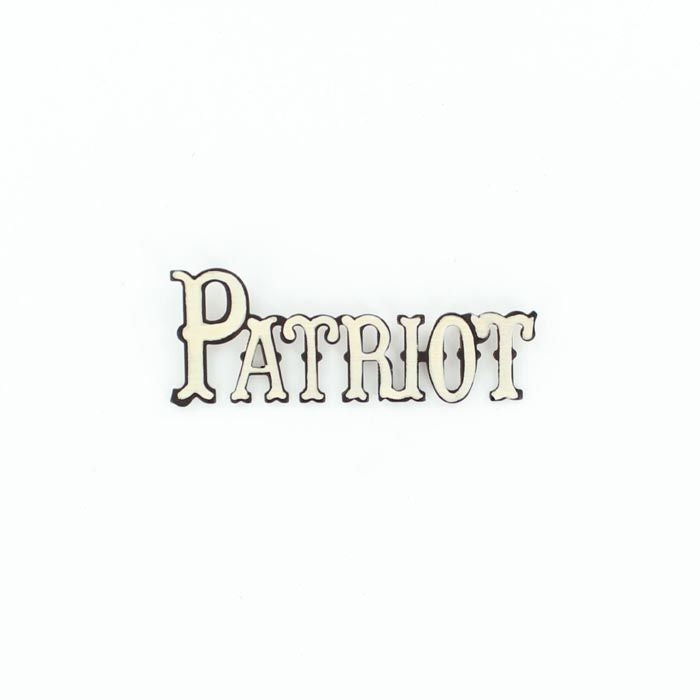 Western Moments Patriot Magnet White