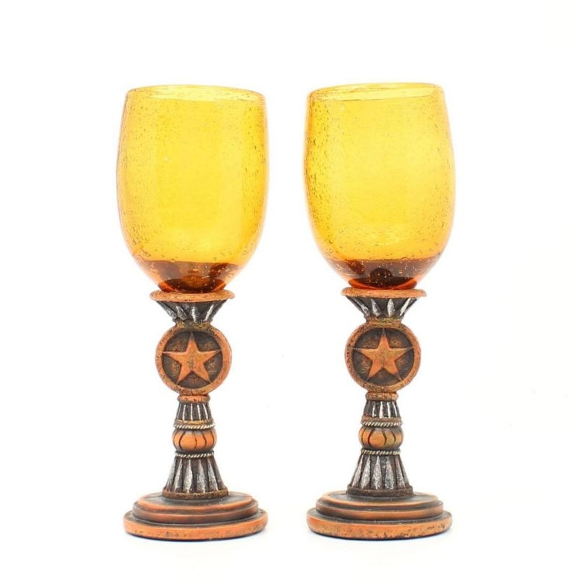 Western Moments Silverado Wine Glass Set