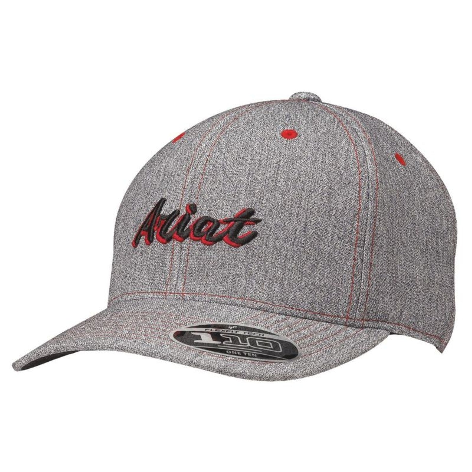 Ariat Mens Flex Fit Script Logo Cap Gry
