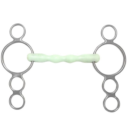 Toklat 4-Ring Apple Flexi Mullen Gag Bit 5