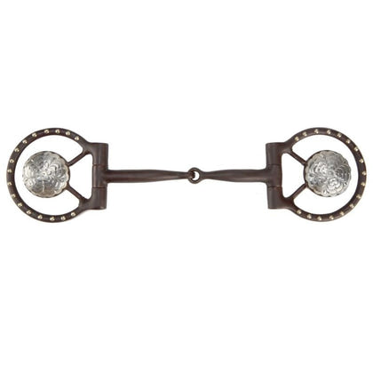 Toklat Western Concho Dee Snaffle Bit 5 Brn