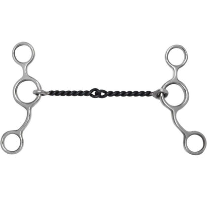 Thin Twisted Sweet Iron Jr Cowhorse Gag Bit 5