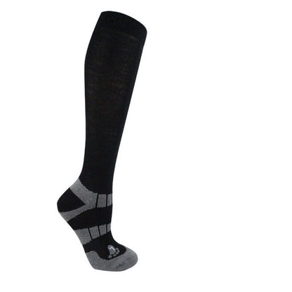Woof Wear Winter Riding Sock 2Pk MD Black/Grey