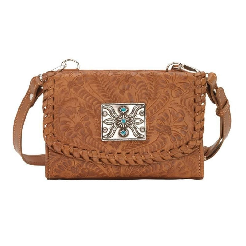 American West Texas Two Step Small Crossbody Bag/Wallet