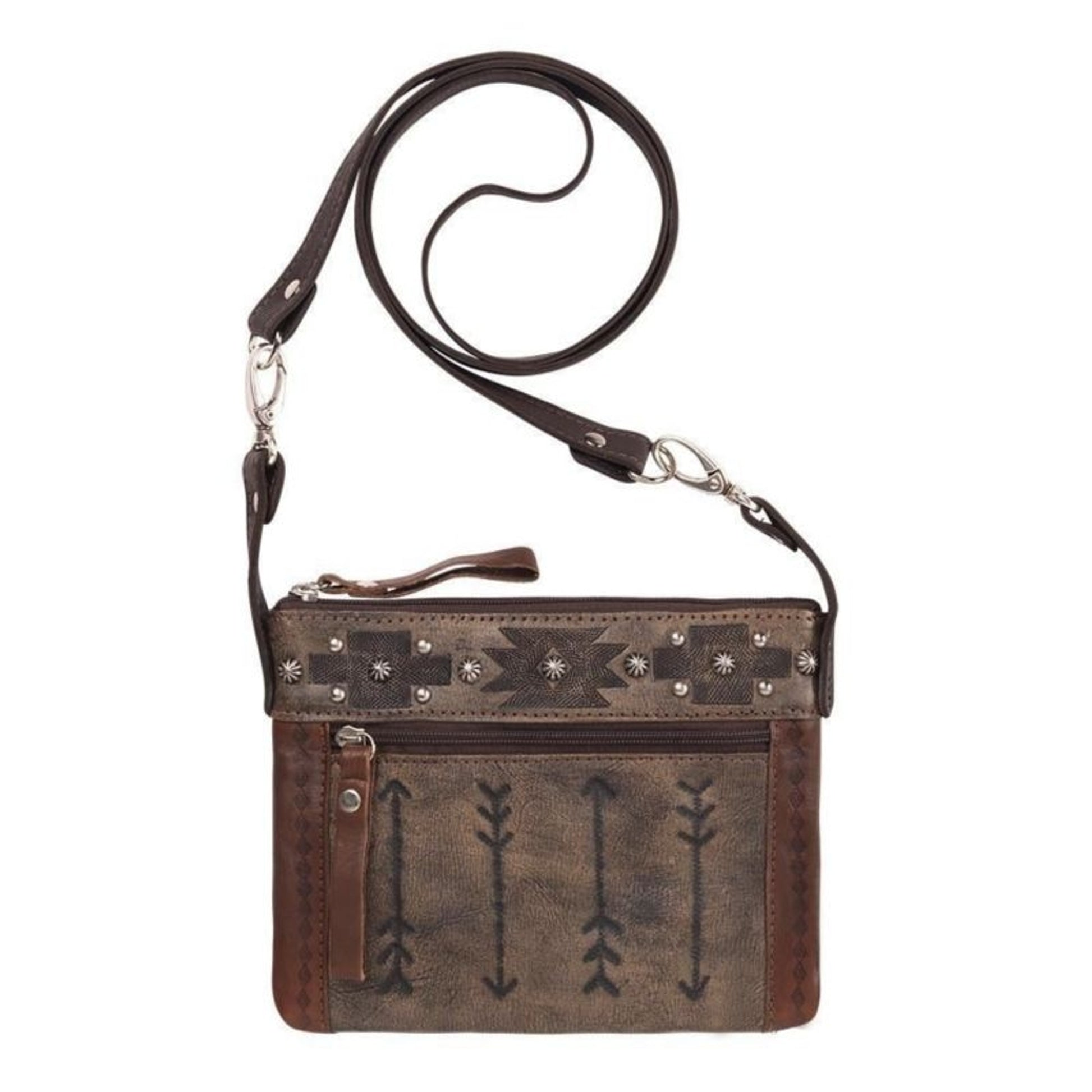 American West Trail Rider Hip/Crossbody Bag - Arrows