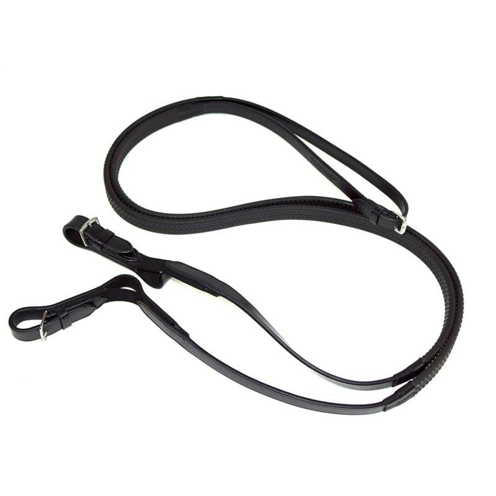 Nunn Finer Rein Aid Rubber Rein/ Elastic End Bk