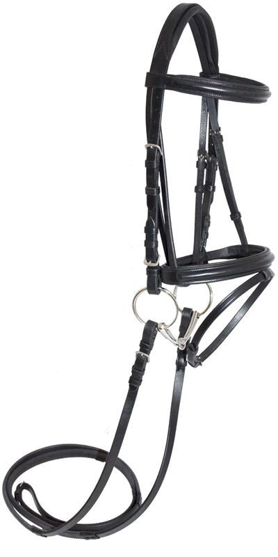 Nunn Finer Charlotte Dressage Bridle With Flash Cob