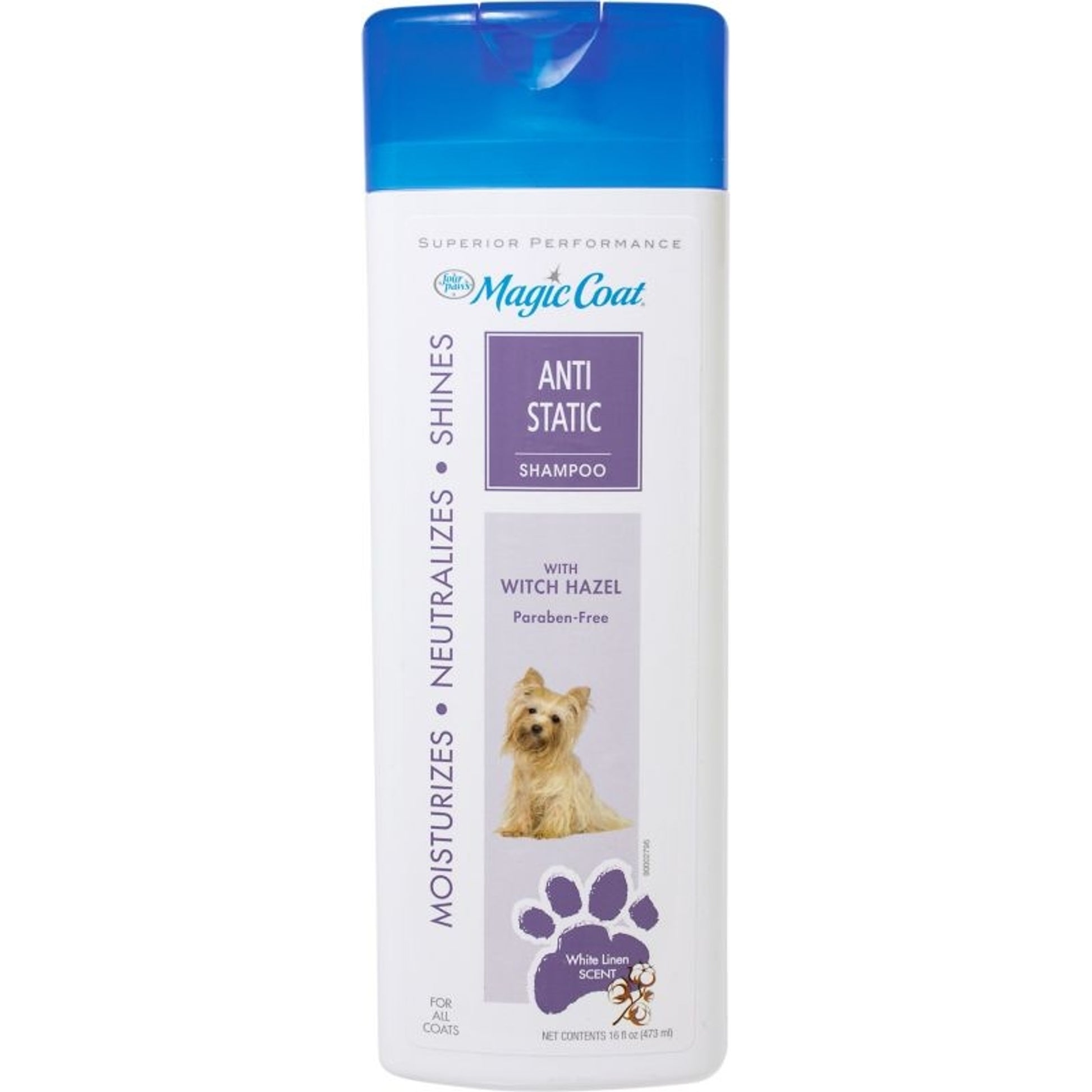 FourPaws MagicCoat AntiStatic Shampoo 16oz Linen