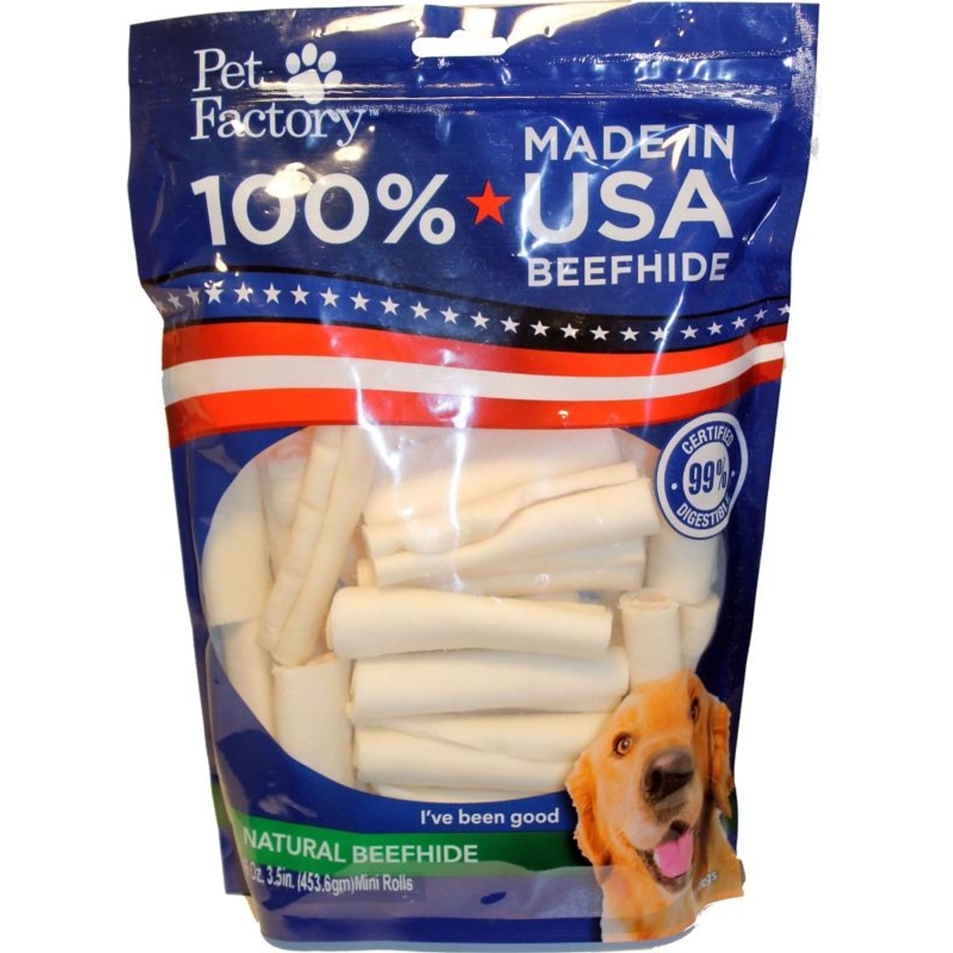 Usa Beefhide Mini Rolls 16oz 3.5In Regular