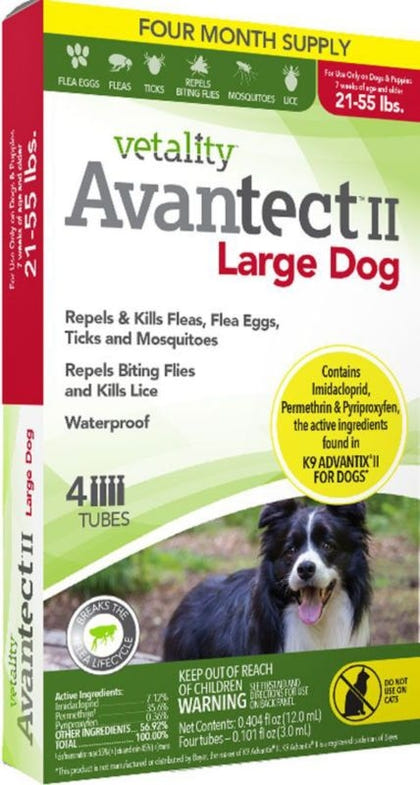 Vetality Avantect Ii For Dogs SM 4-10lb